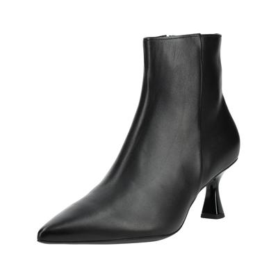 Stiefelette HÖGL "Högl Stiefelette Leder", Damen, Gr. 38,5, schwarz, Leder, Schuhe Stiefelette