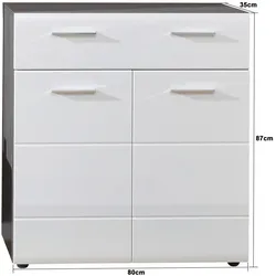 Ebuy24, Schuhschrank, Schuhschrank LineGD (80 x 35 x 87 cm)