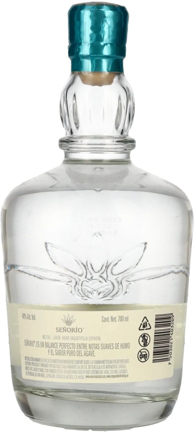 El Señorio Señorio Mezcal Joven 100% Agave DOP 40% Vol. 0,7l
