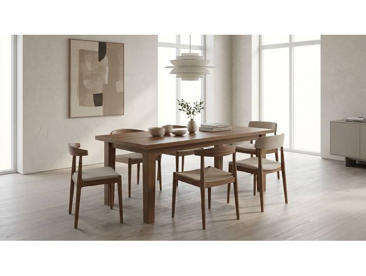 Table: Munich Noyer (américain) Naturel huilé