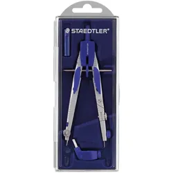 Staedtler Schnellverstellzirkel, Zirkel, Blau, Silber