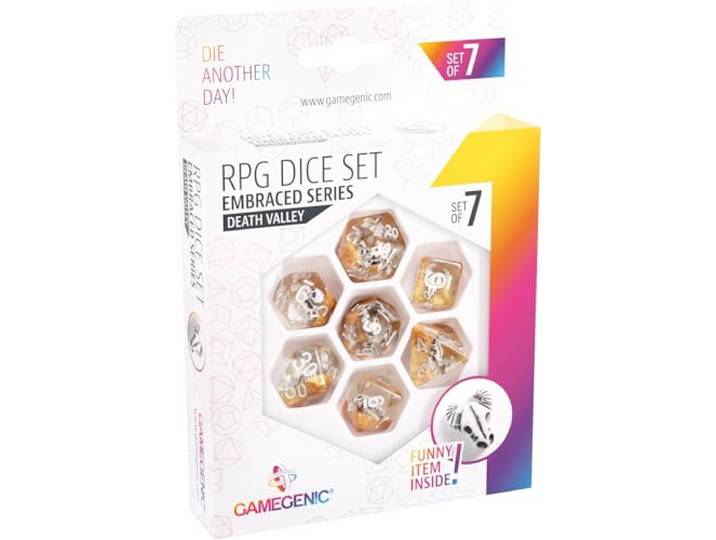 Gamegenic Death Valley Rollen-dobbelstenenset (7 stuks)