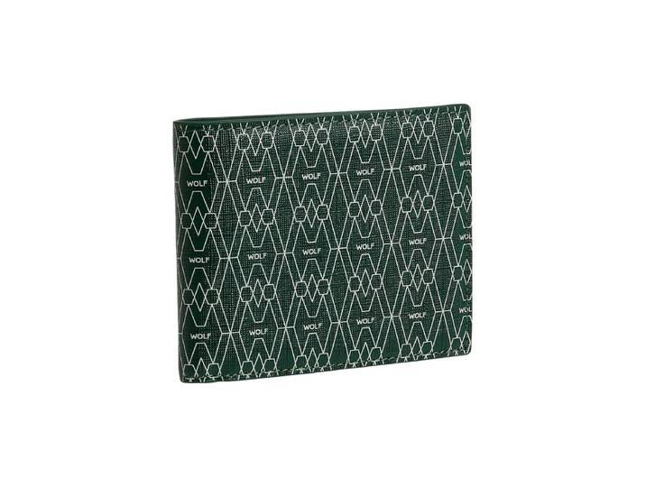 Brieftasche „Signature“ Leder Grün WOLF