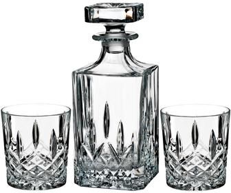 Marquis by Waterford Markham Decanter & Double Old Fashioned Set, 3 Pieces