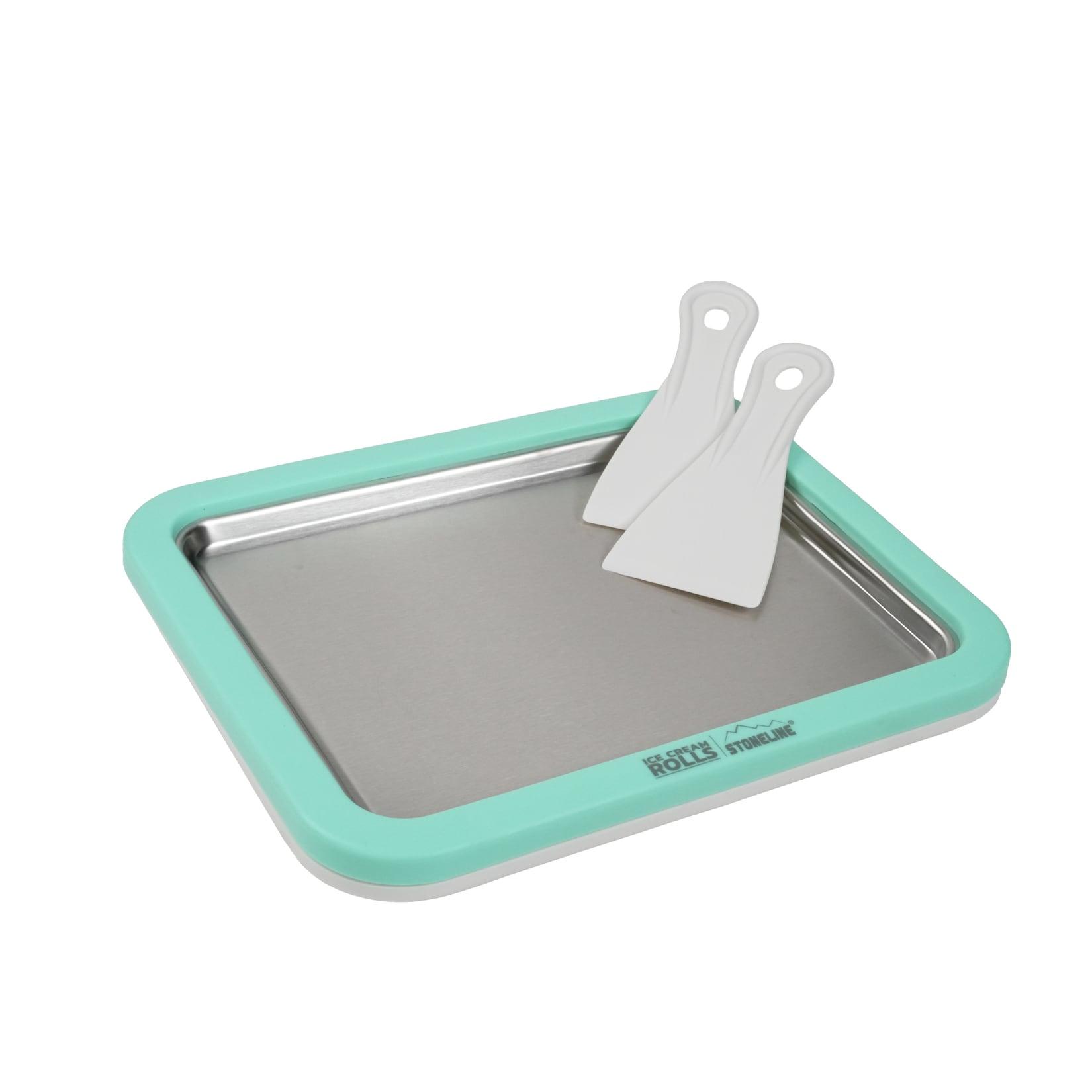 STONELINE® by Mr. Ice Cream Rolls Maker Eisplatte für Hausgemachte Eiscreme Speiseeis Mint