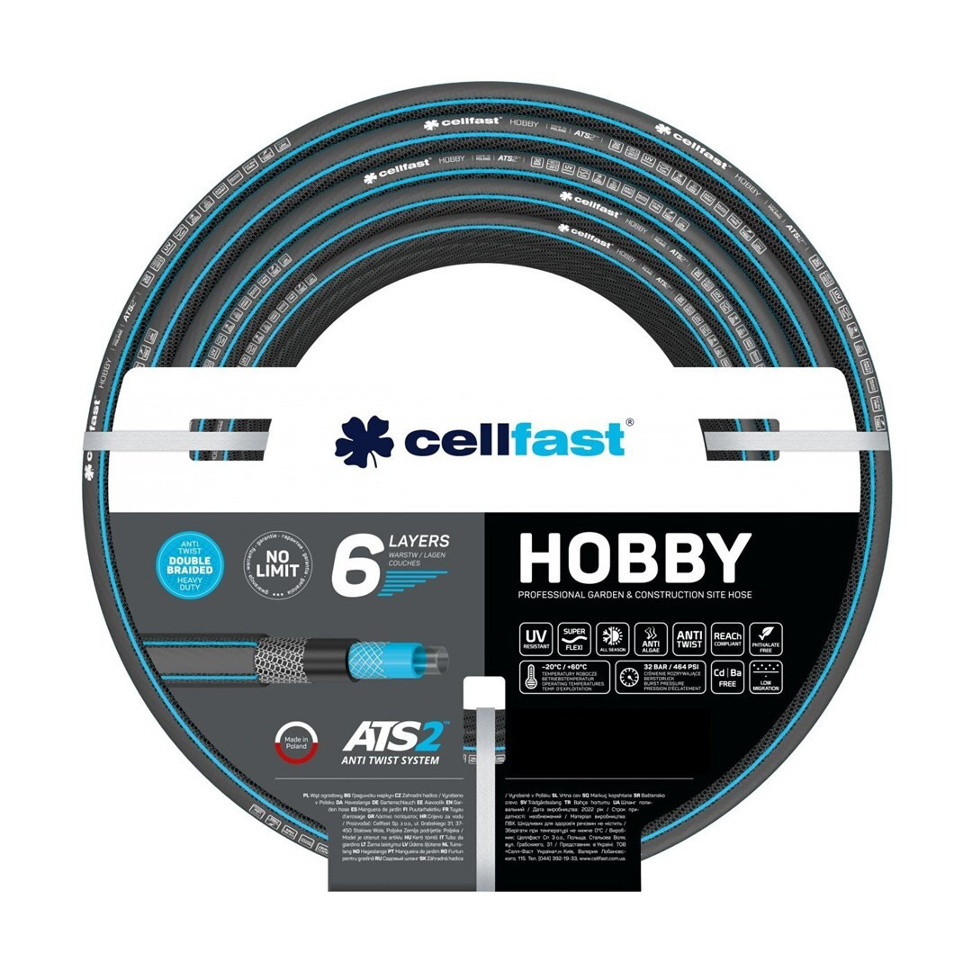 Cellfast Tuinslang Hobby ATS2, 3/4 inch, 20 meter