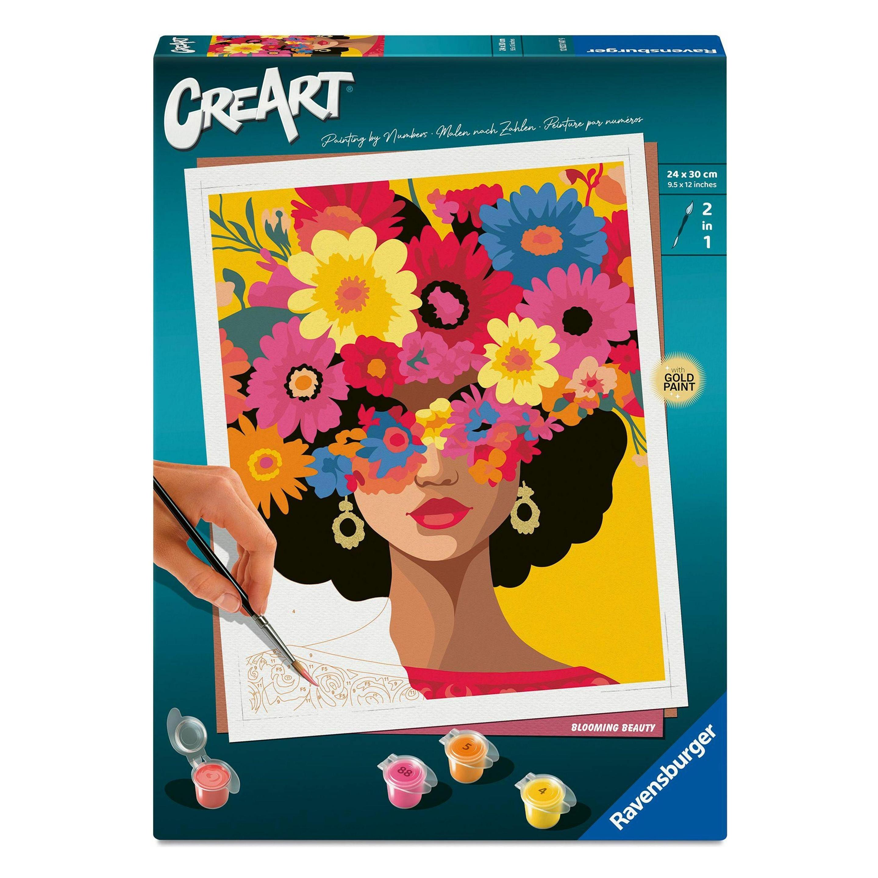 Ravensburger CreArt - Malen nach Zahlen - Blühende Schönheit (120231479-RA)