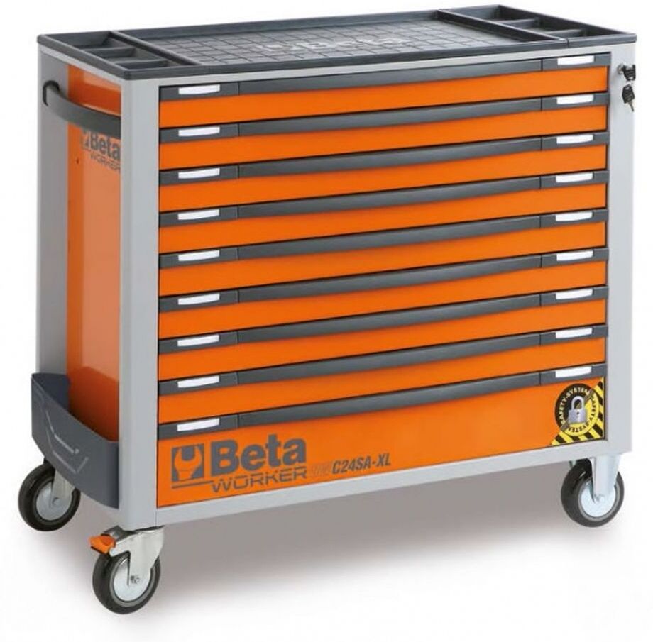 Beta carrello porta attrezzi 9 cassetti, 716 pezzi, 2400S XL9/E-XXL