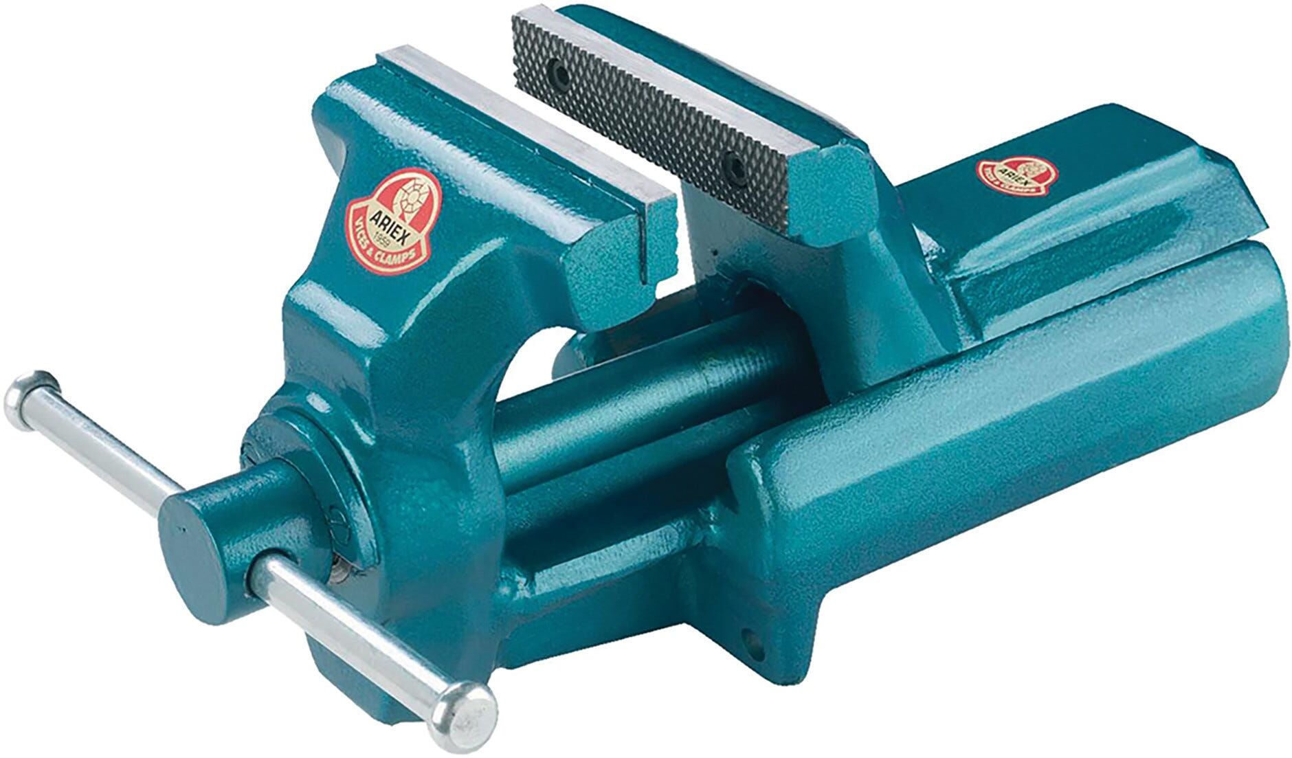 Ariex MORSA BASE FISSA ACCIAIO 100 mm  CON GANASCIA POSTERIORE SCORREVOLE