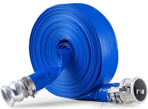VEVOR PVC-afvoerslang met klemmen, Camlock en aluminium koppelingen, 50,8 mm x 30 m