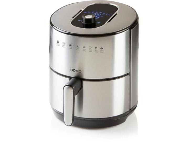Domo DO530FR Friteuse, 18/8 roestvrij staal, zilver, 4 liter
