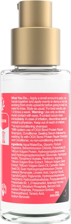 Ogx Bond Protein Repair sealing serum 5x stronger 50 ml