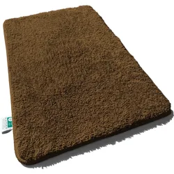 Casa Pura Badematten   Sky Uni   Earth Brown