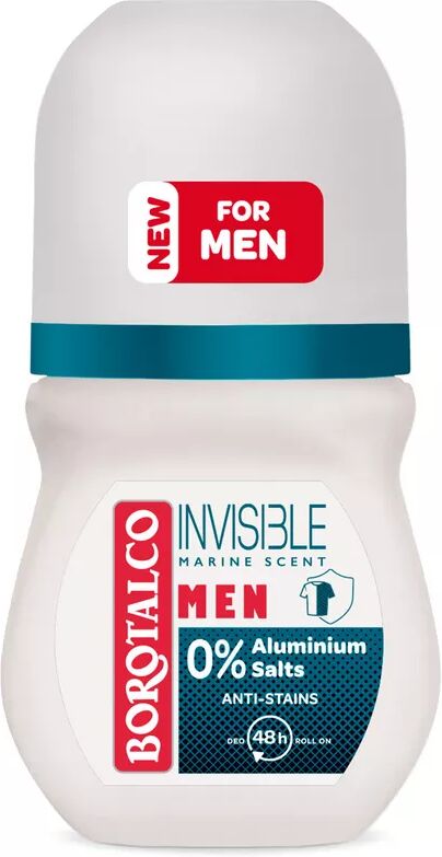 Borotalco - Deo Men Invisible Roll On, 50 ml