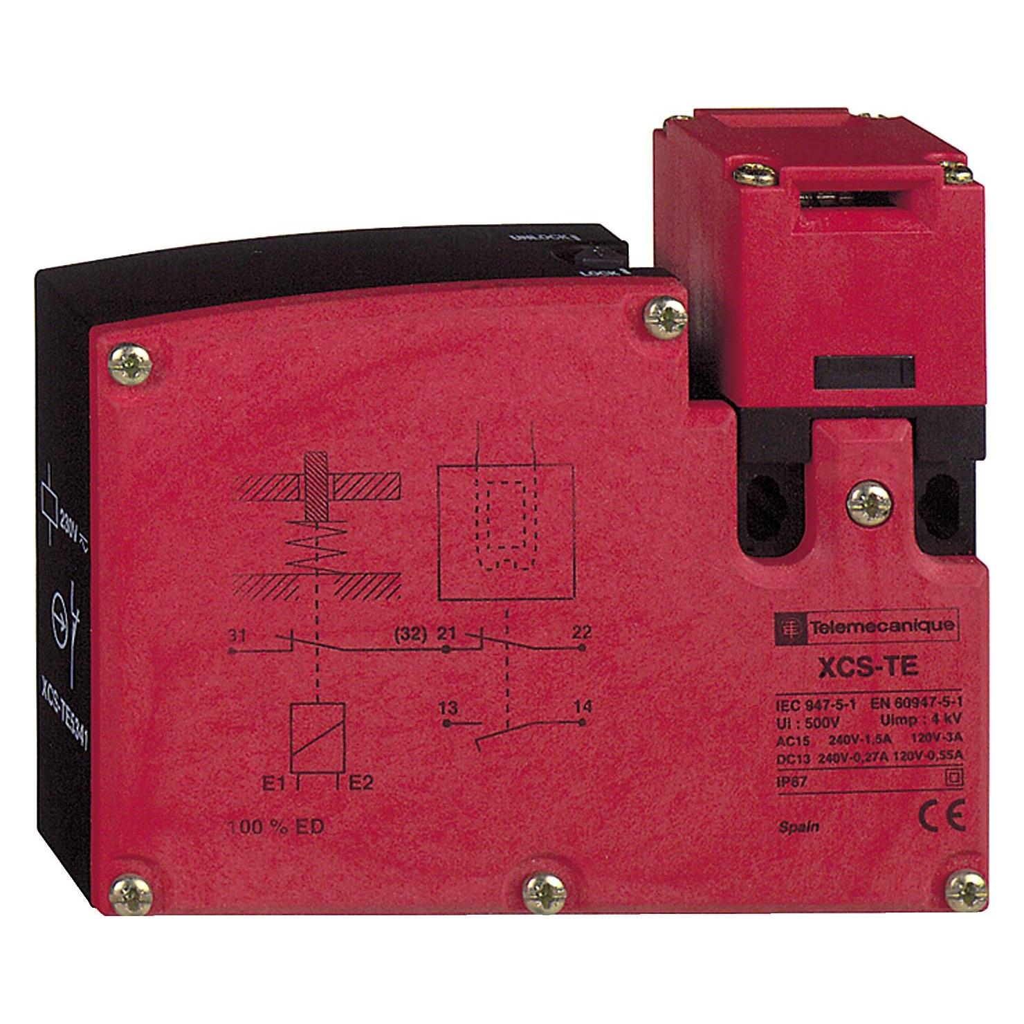 TE Sensors Solenoid Switch, 2NC, PG11 (XCSTE7511)