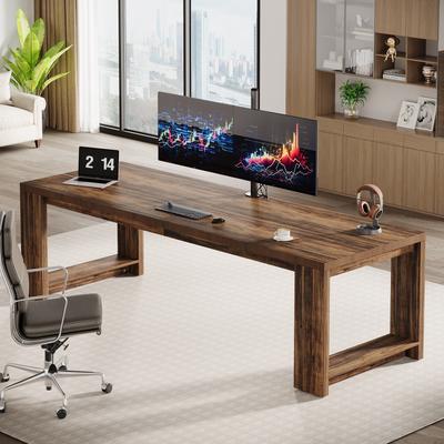 Bluebell 2 Person Desk, 86'' Extra Long Desk, Double Computer Desk Workstation