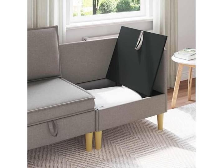KTHLBRH Quadratischer Sitzsack aus braunem Stoff Kompensierte Struktur, ergonomischer Schaum, Einzelsitz, Verwendung im Innenbereich, einfache Reinigung