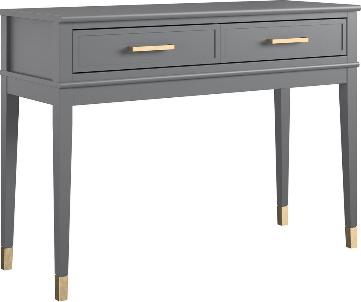 Notio Living Westerleigh Consoletafel met 2 laden - Grijs