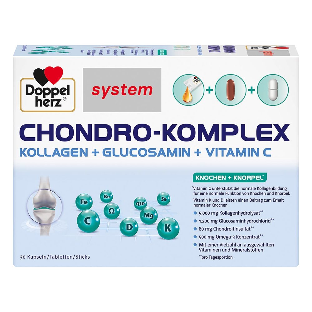 Queisser Pharma GmbH & Co. KG Doppelherz System Chondro Complex - Kps./Tabl./Sticks 18839967