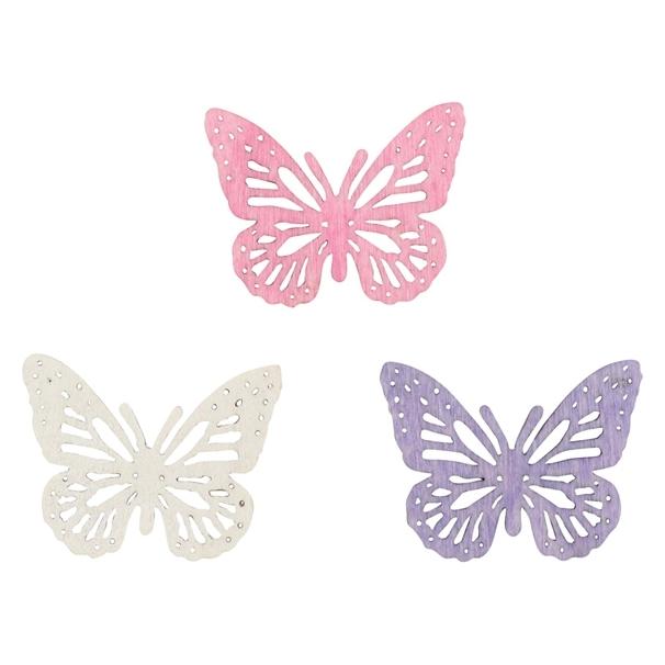 Glorex Streuteile Schmetterling, 3cm (12 Stk.) (39399201)