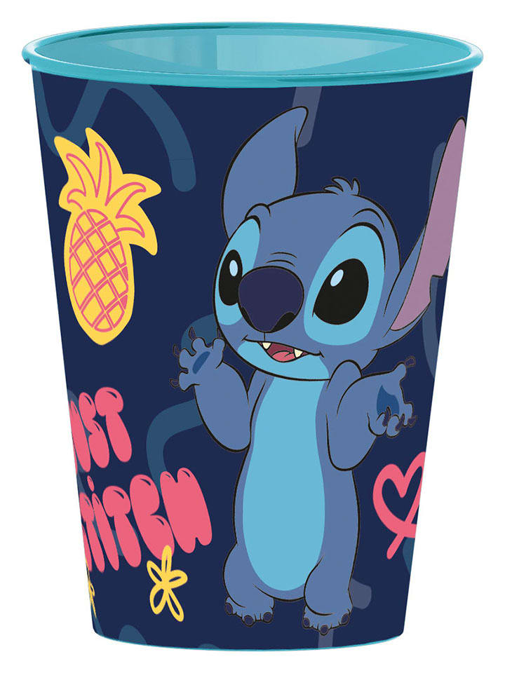 Becher "Stitch" in Dunkelblau - 260 ml - onesize