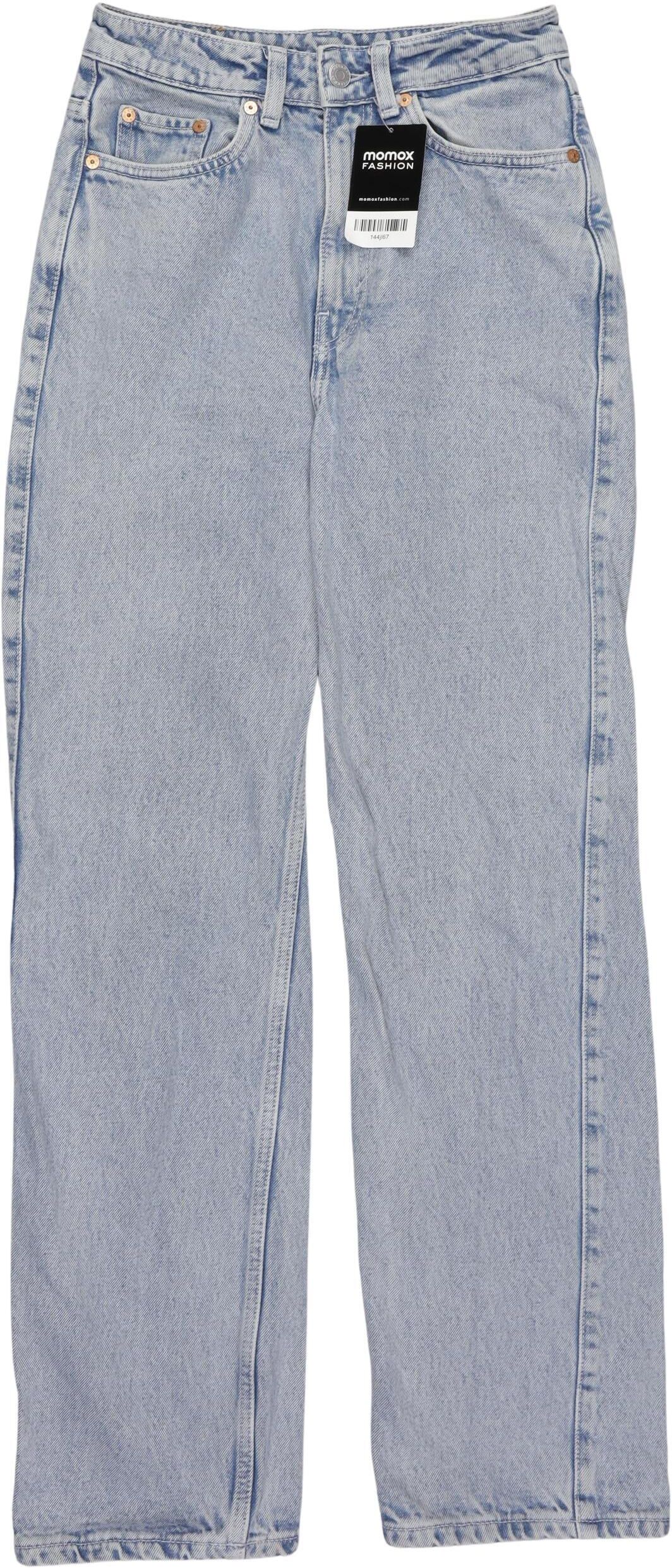 Weekday Damen Jeans, Hellblau, Gr. W25, Baumwolle - Second Hand