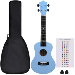 vidaXL Zadenia (Sopran, Kinder), Ukulele, Blau