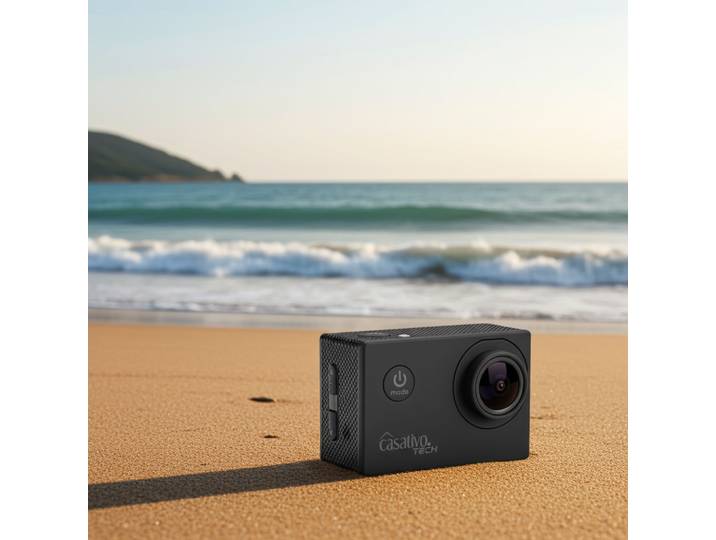 4K-Action-Cam, Full HD, mit Unterwasser-Gehäuse
