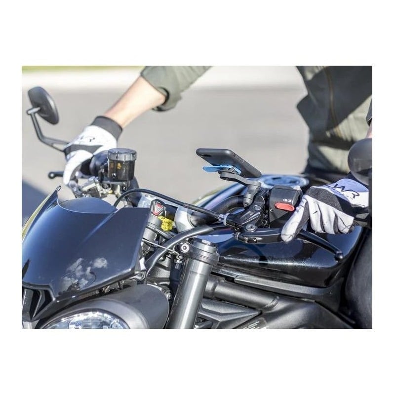 Support téléphone Quad Lock QLM V2 fixation guidon moto