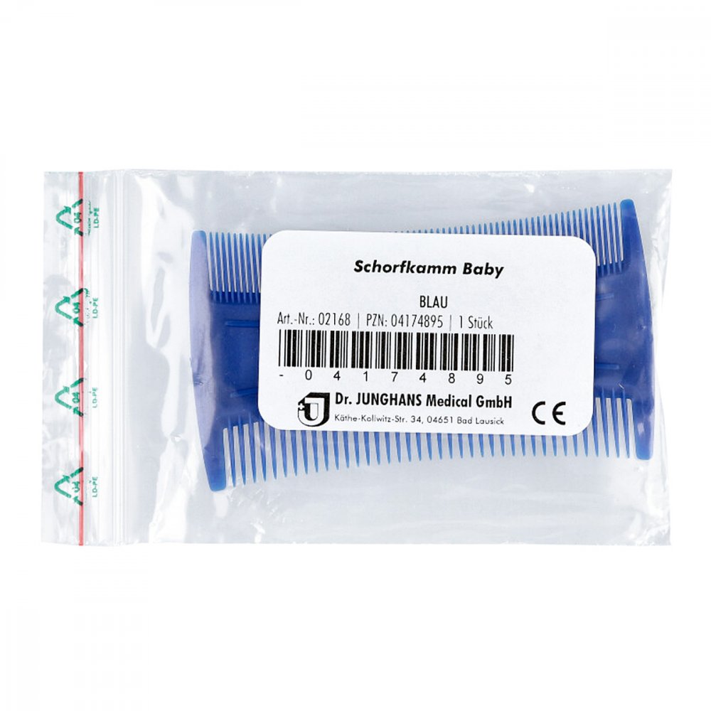 Dr. Junghans Medical GmbH Schorfkamm für Baby blau 04174895