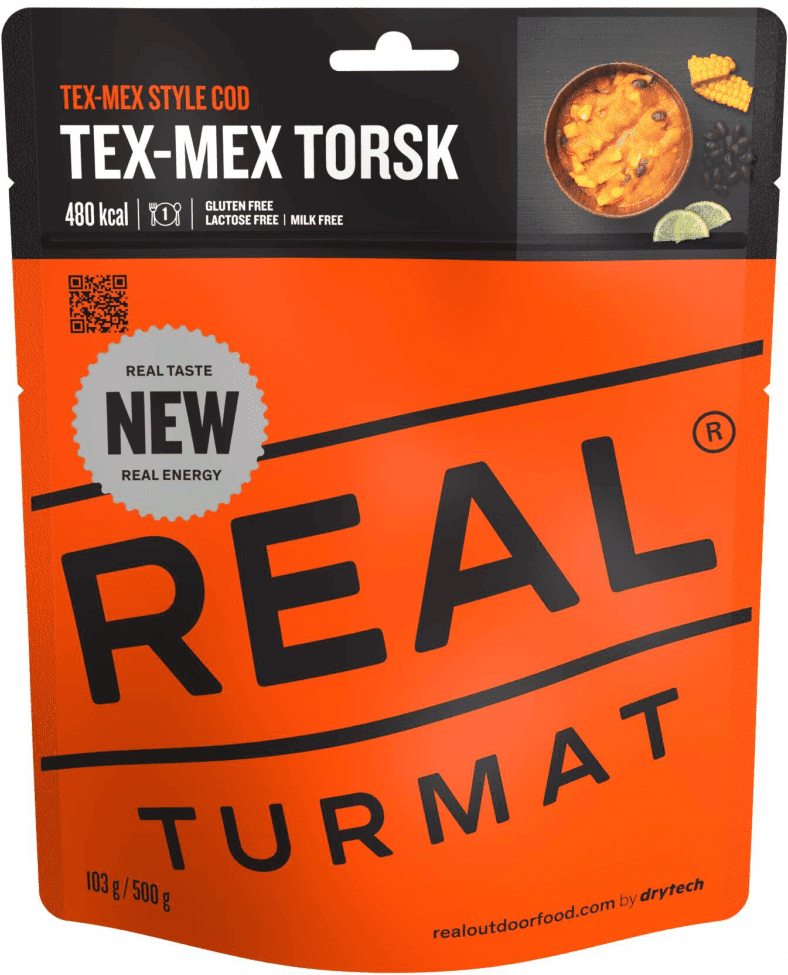 REAL Outdoor Food REAL Turmat Tex-Mex style Torsk 103g
