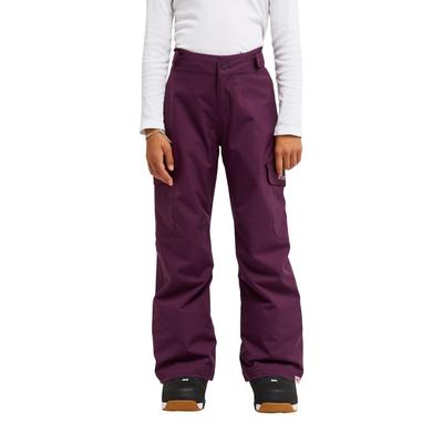 Snowboardhose ROXY "Banky Ice 10K", Kinder, Gr. 8, Normalgrößen, lila (schwarzberry wine), Obermaterial: 100% Polyester., Hosen