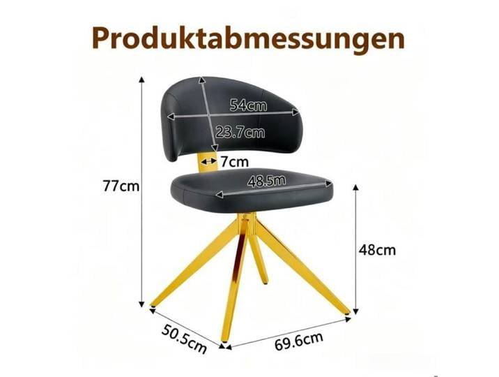 Chaise pivotante - SOGEU - Modèle standard - Structure métal - Rembourrage mousse - Rotation 360°