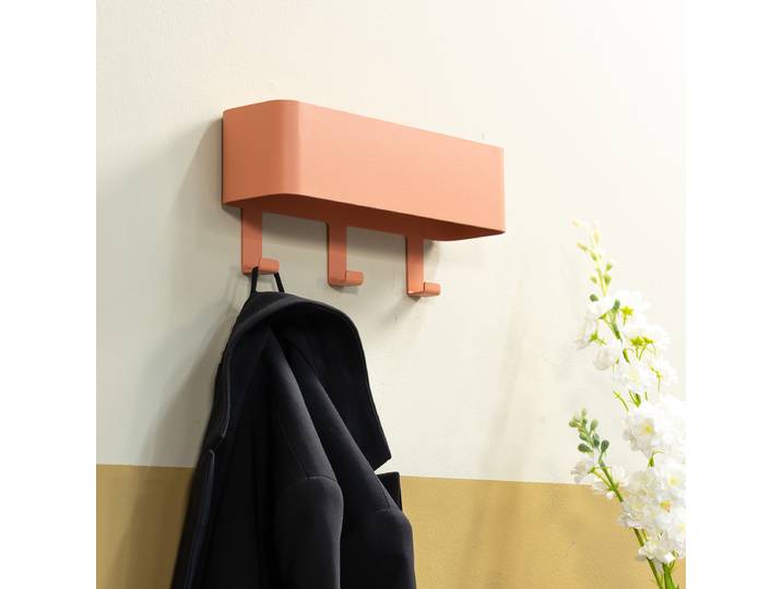 Barre de penderie Dax Play 27cm Orange/Abricot