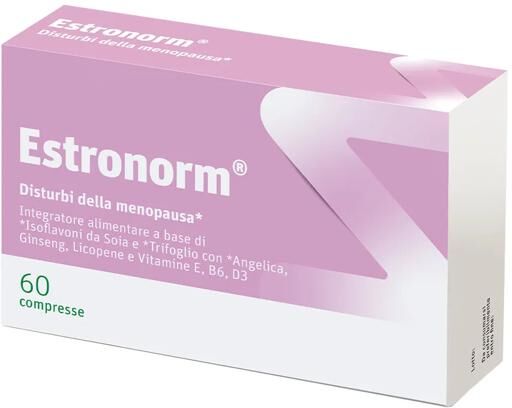 Schwabe pharma italia Estronorm Integratore per i Disturbi della Menopausa 60 Compresse
