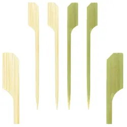 NATURALLY Fingerfood Spieße "Golf" aus Bambus, 9cm, 250 Stk.