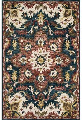 Alexander Home Madeline Wool Hand-hoooked Star Boho Rug