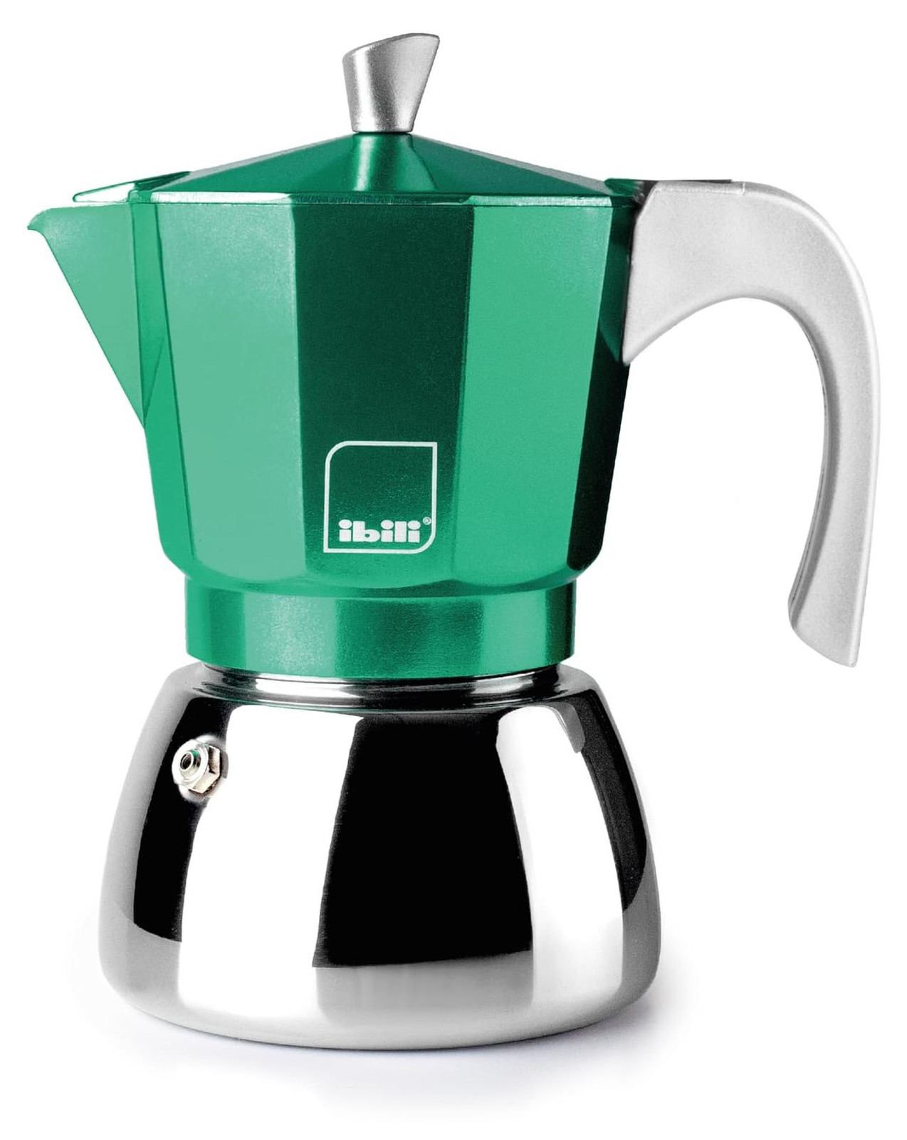 Ibili Elba Groene Koffiemachine voor 6 kopjes, Transparant