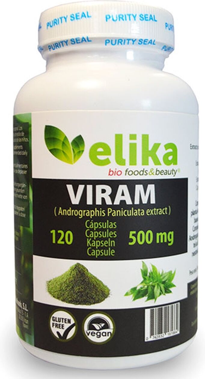 Elikafoods Viram Ext Andrographis Paniculata 120 Capsules