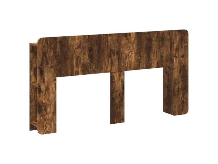 Makastle Kopfteil-Schrank Geräucherte Eiche 154x18,5x80 cm U-Form