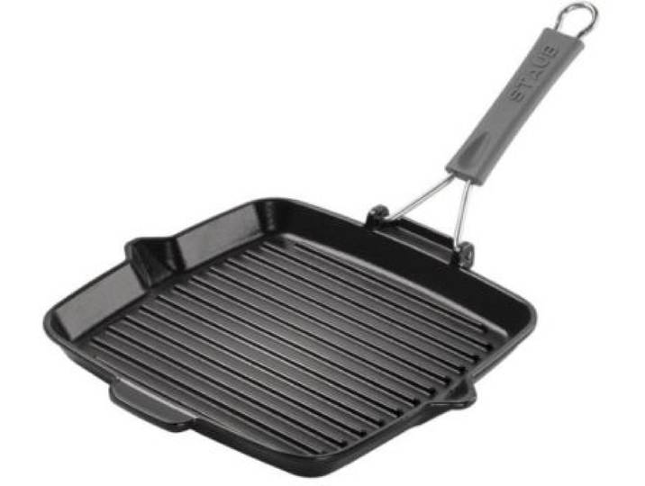 Staub - Poêle 24x24cm Manche Silicone