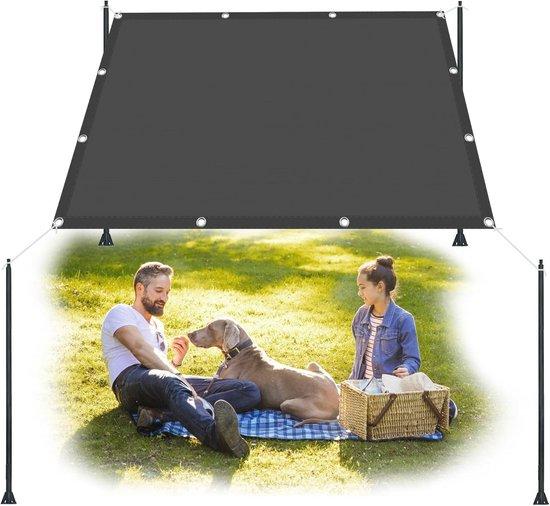 Sonnenschutzschirm 3,2 x 9,5 m mit 98% UV-Schutz - Ideal für Garten, Terrasse und Balkon