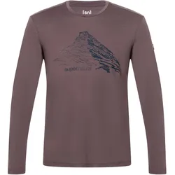 Super Natural, Herren, Funktionsshirt, Mountain Rise (XL), Rot