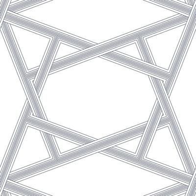 NextWall Crossroads Geo Peel and Stick Wallpaper