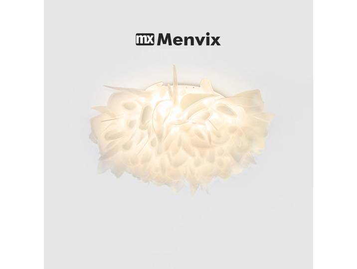Menvix-Lustres LED blancs modernes, plafonnier, décoration de pétale, support de lampe, chambre à coucher, salle à manger