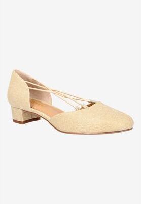 Women's Charolette Pumps by J. Renee in Gold (Size 10 M)