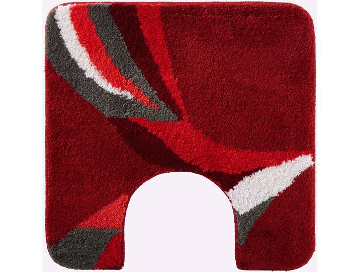 Badematte KLEINE WOLKE Gr. 4, rot, (70cm x 120cm ), Badematten, Badematte