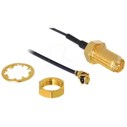 DELOCK 88420 - WLAN Kabel, RP-SMA Buchse, I-PEX Stecker