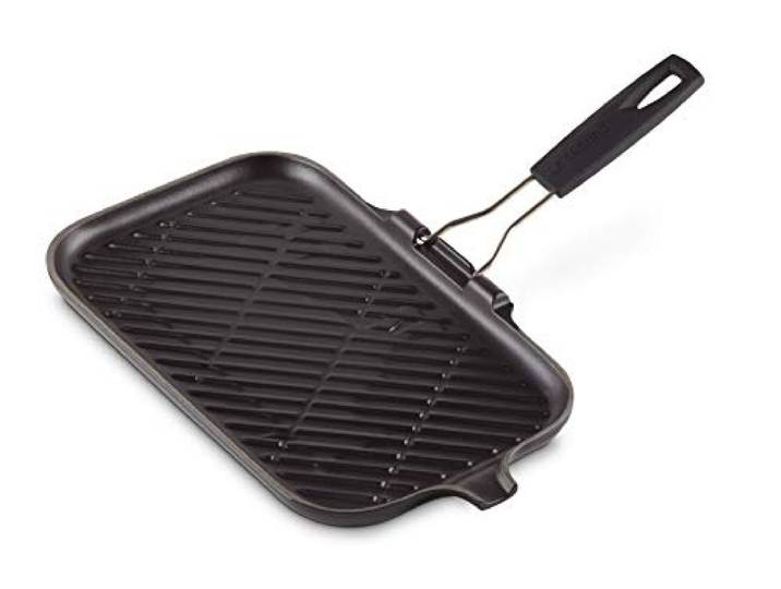LE CREUSET Gusseisen-Grillpfanne, Schwarzmatt, 20049000000400