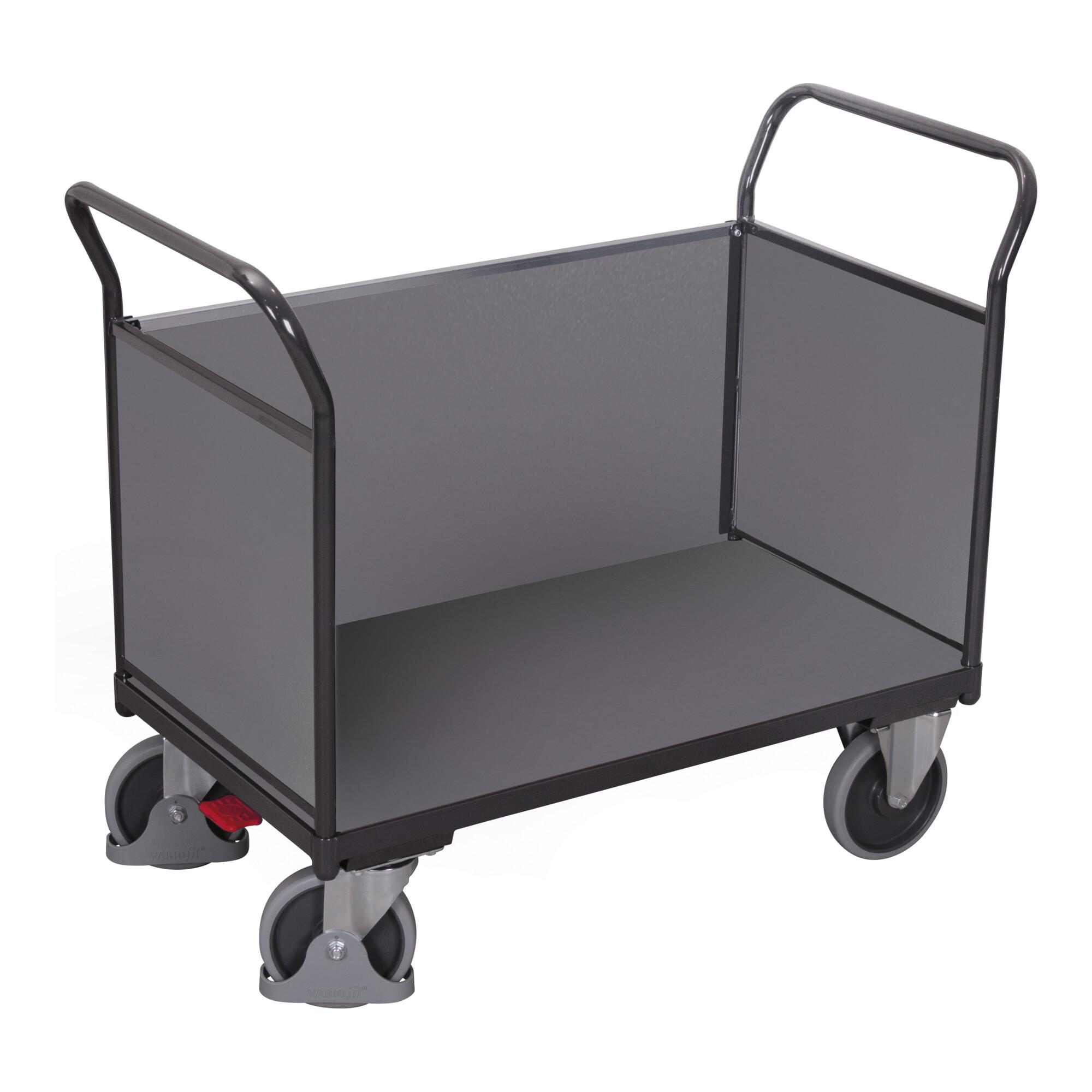 VARIOfit Dreiwandwagen Holz RAL 7016 (sw-600.302/AG)